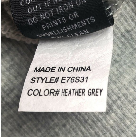 PRPS Birth Pullover Mens XL Crew Neck Cut Off Short Sleeve Sweat Tee T-Shirt - Picture 8 of 10